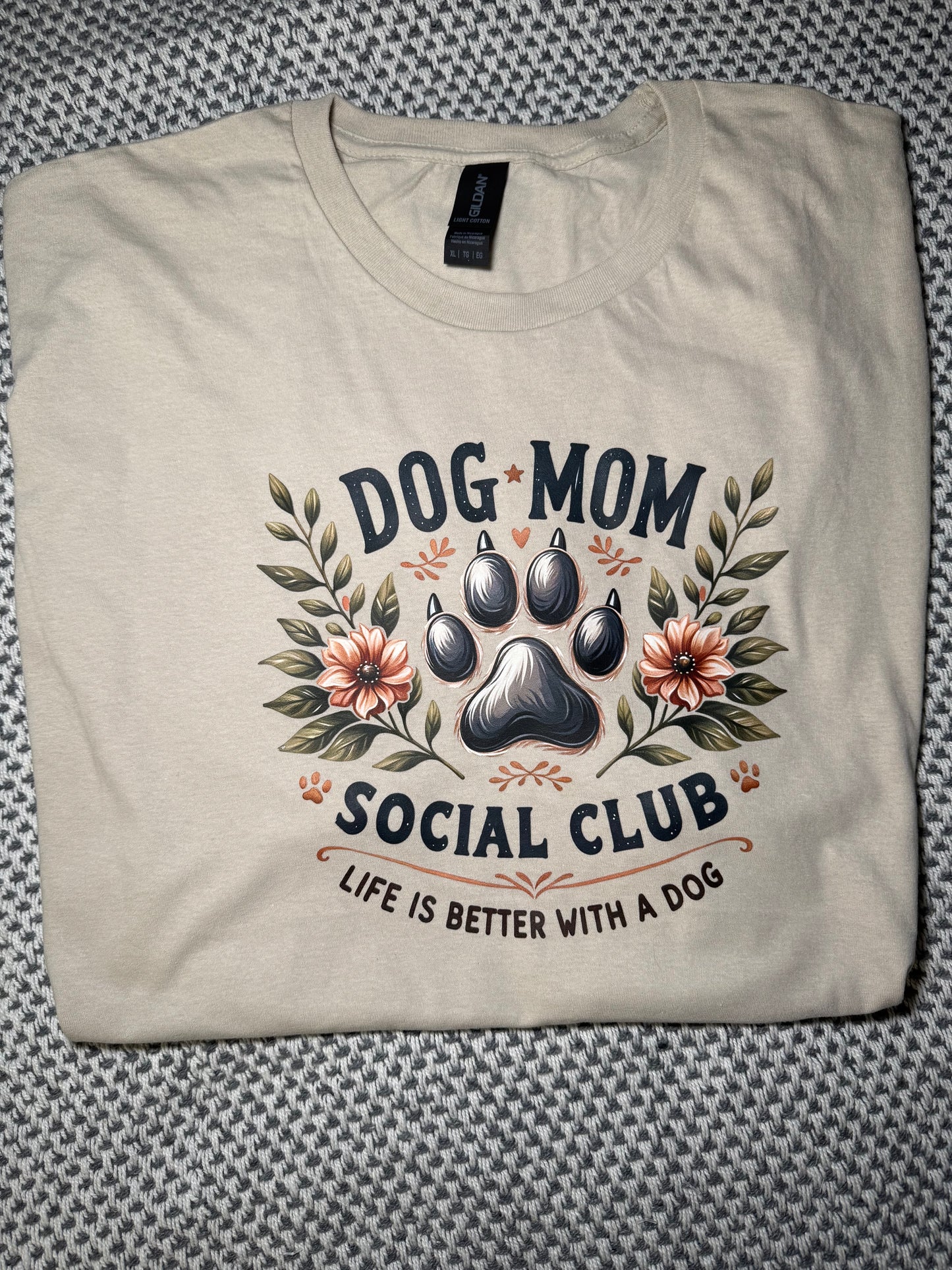 Dog Mom Social Club - Gildan image 0