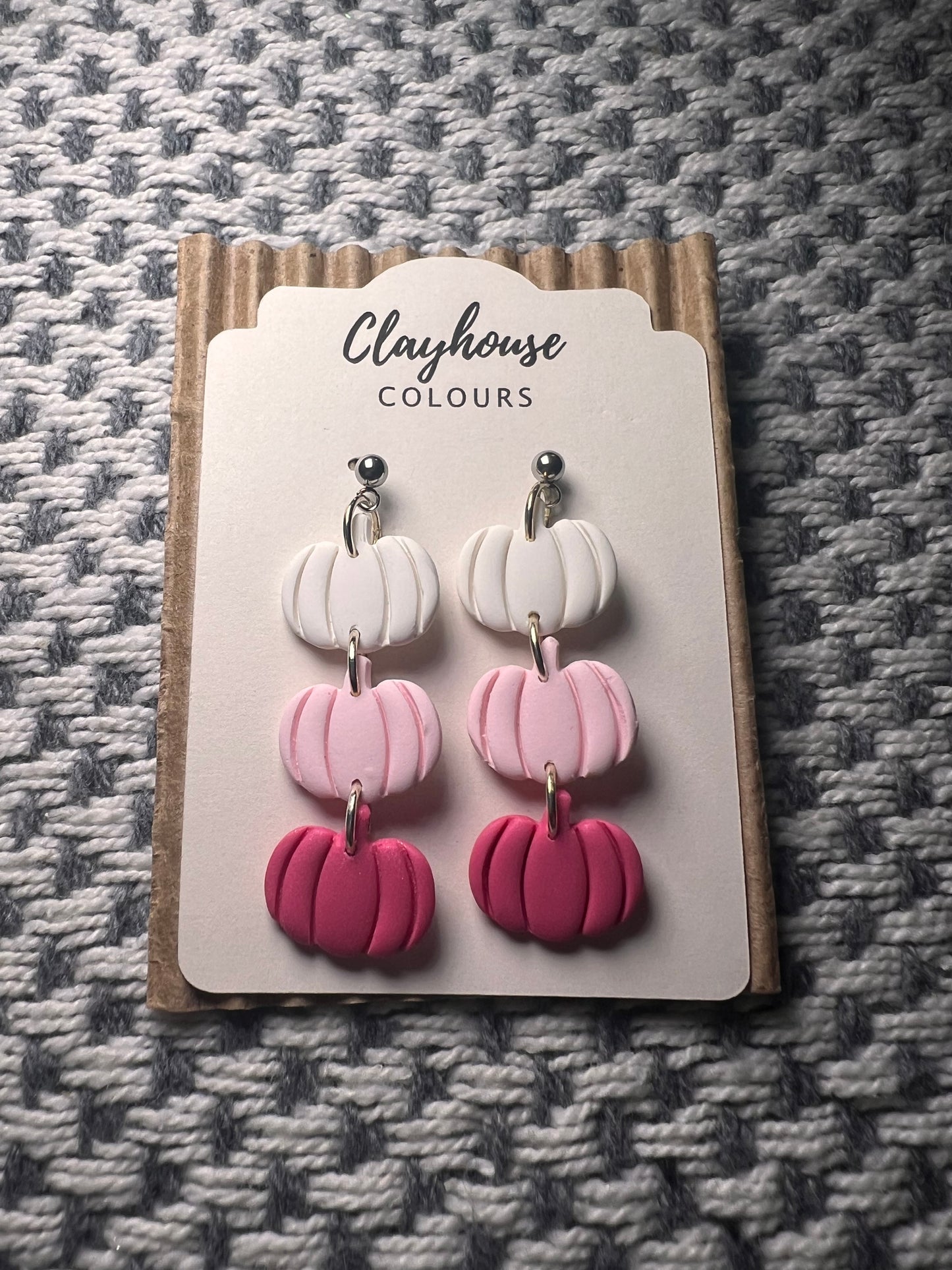 Pumpkin Dangle Earrings