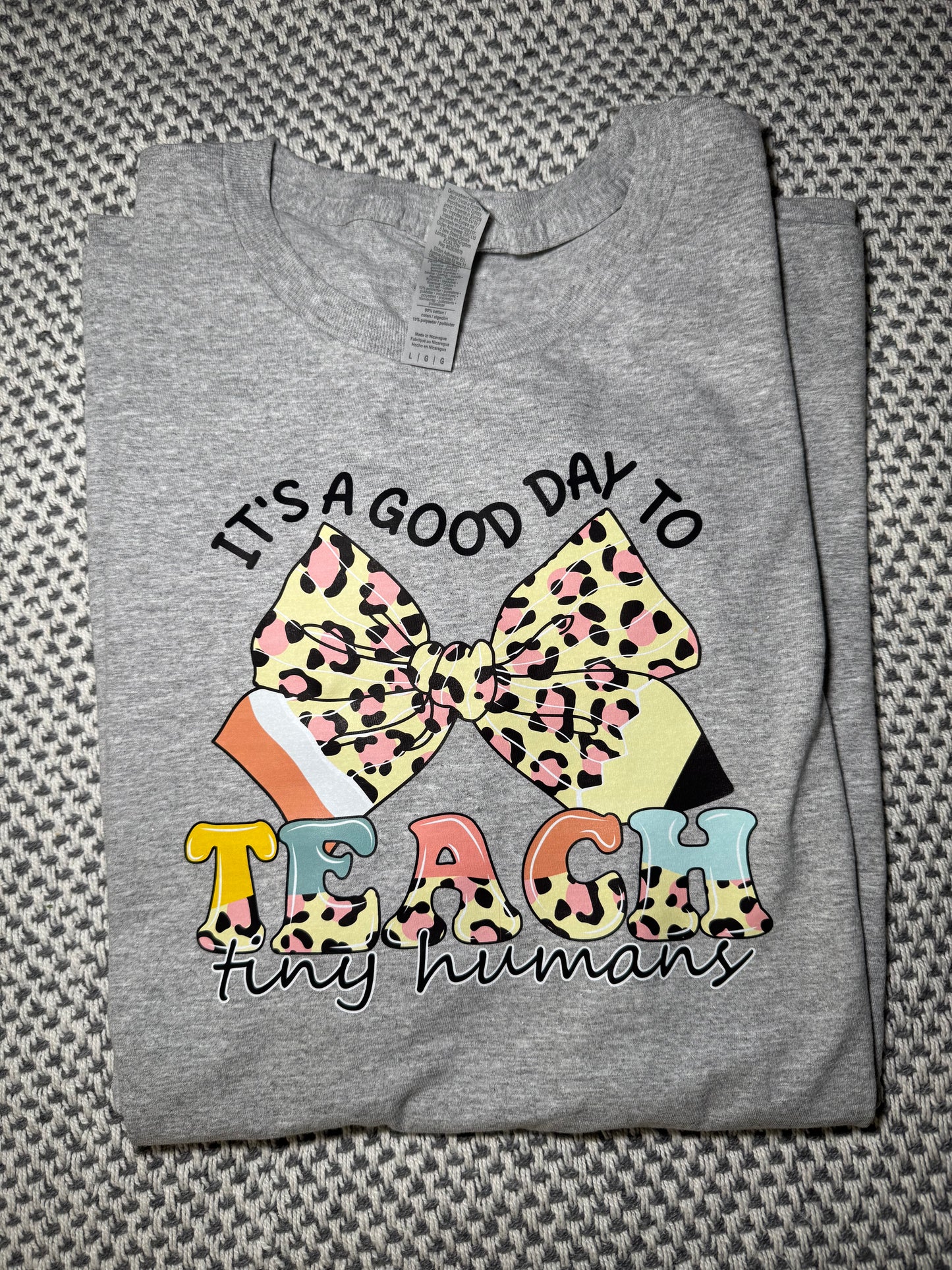 Teach Tiny Humans - Gildan image 0