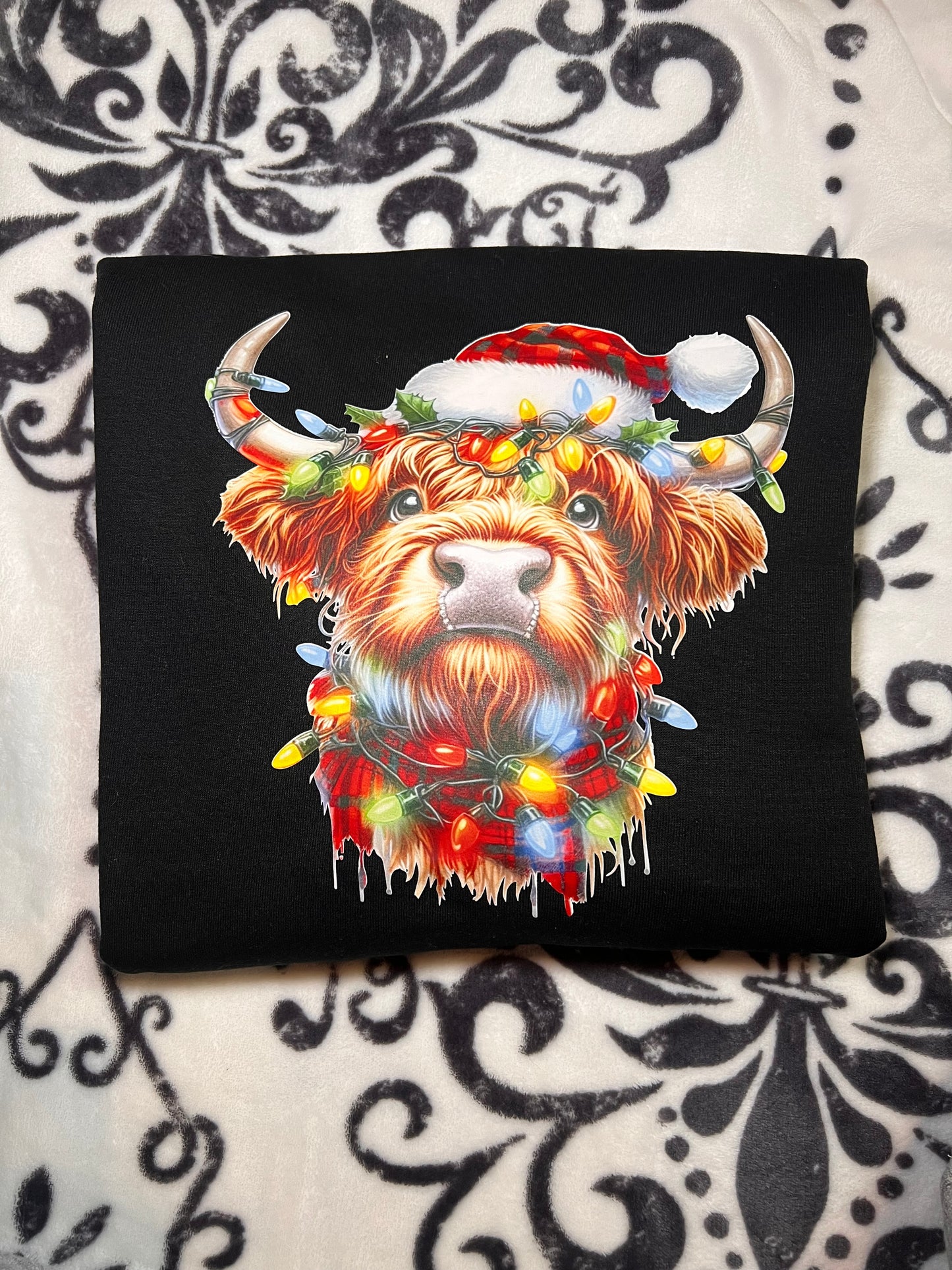 Christmas Cow Crewneck