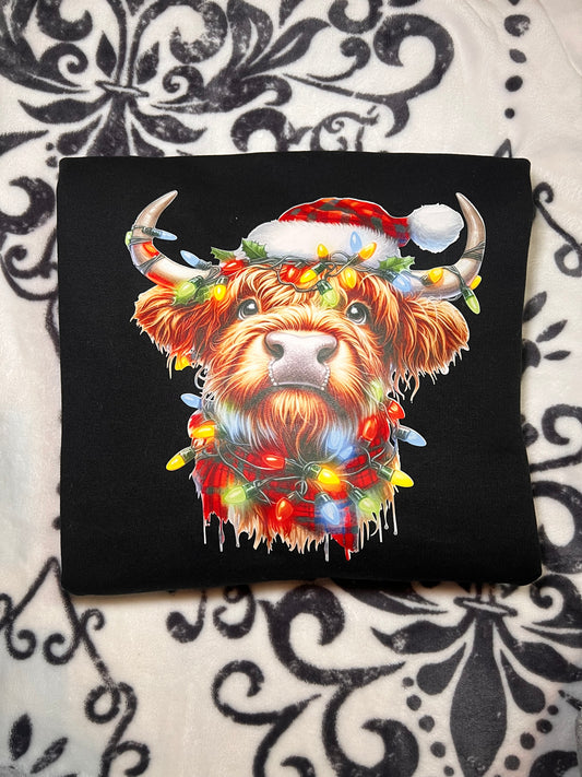 Christmas Cow Crewneck