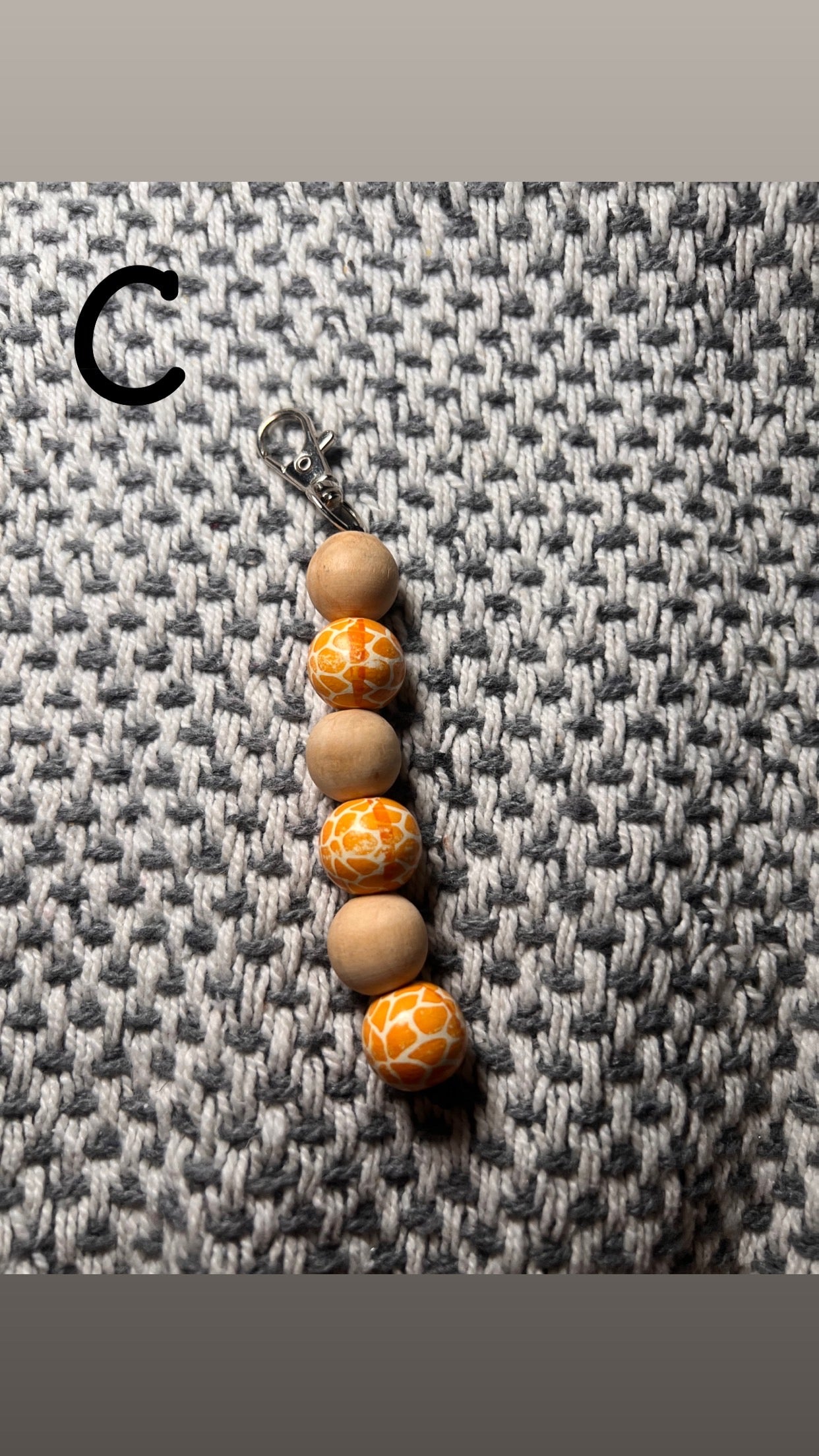 Animal print keychains