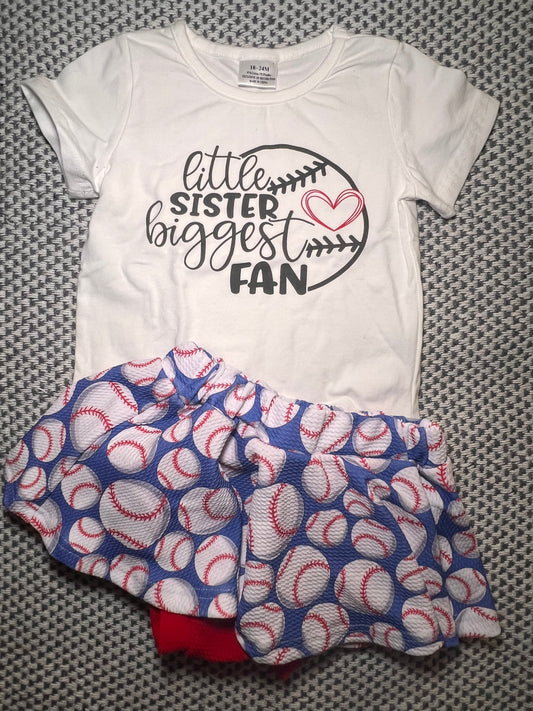 Baseball sis 2pc set