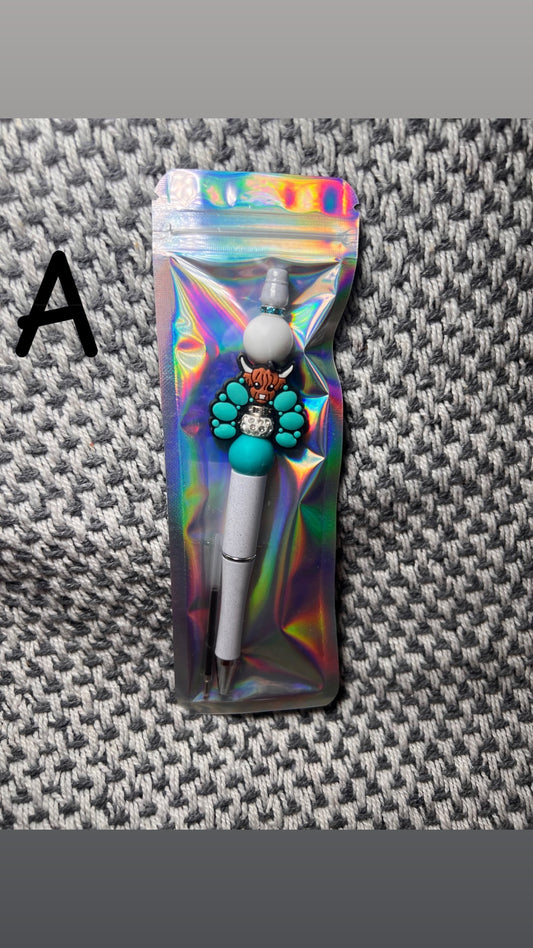 Highland Cow Ink Pens