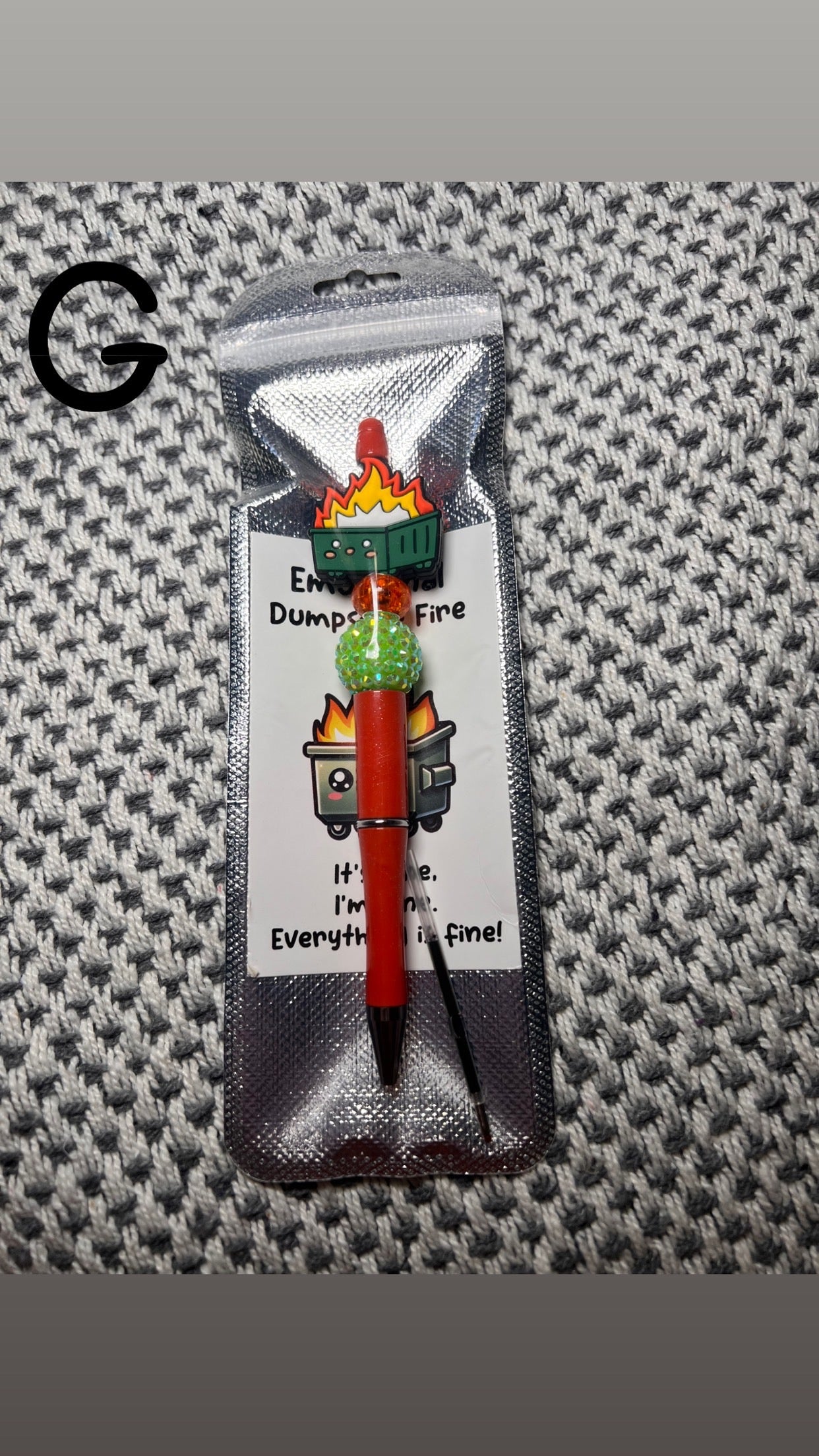 Dumpster Fire Ink Pens