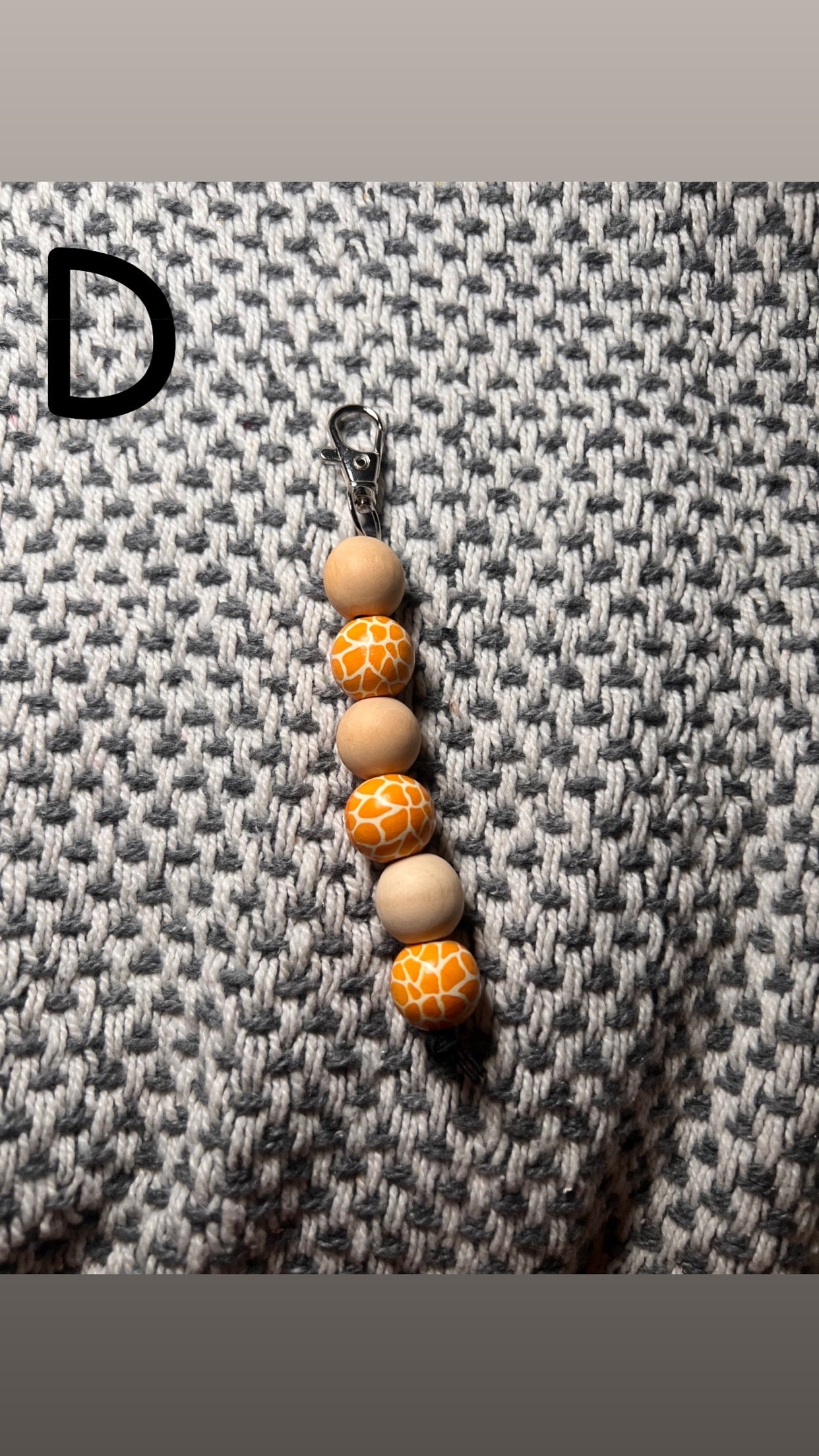 Animal print keychains