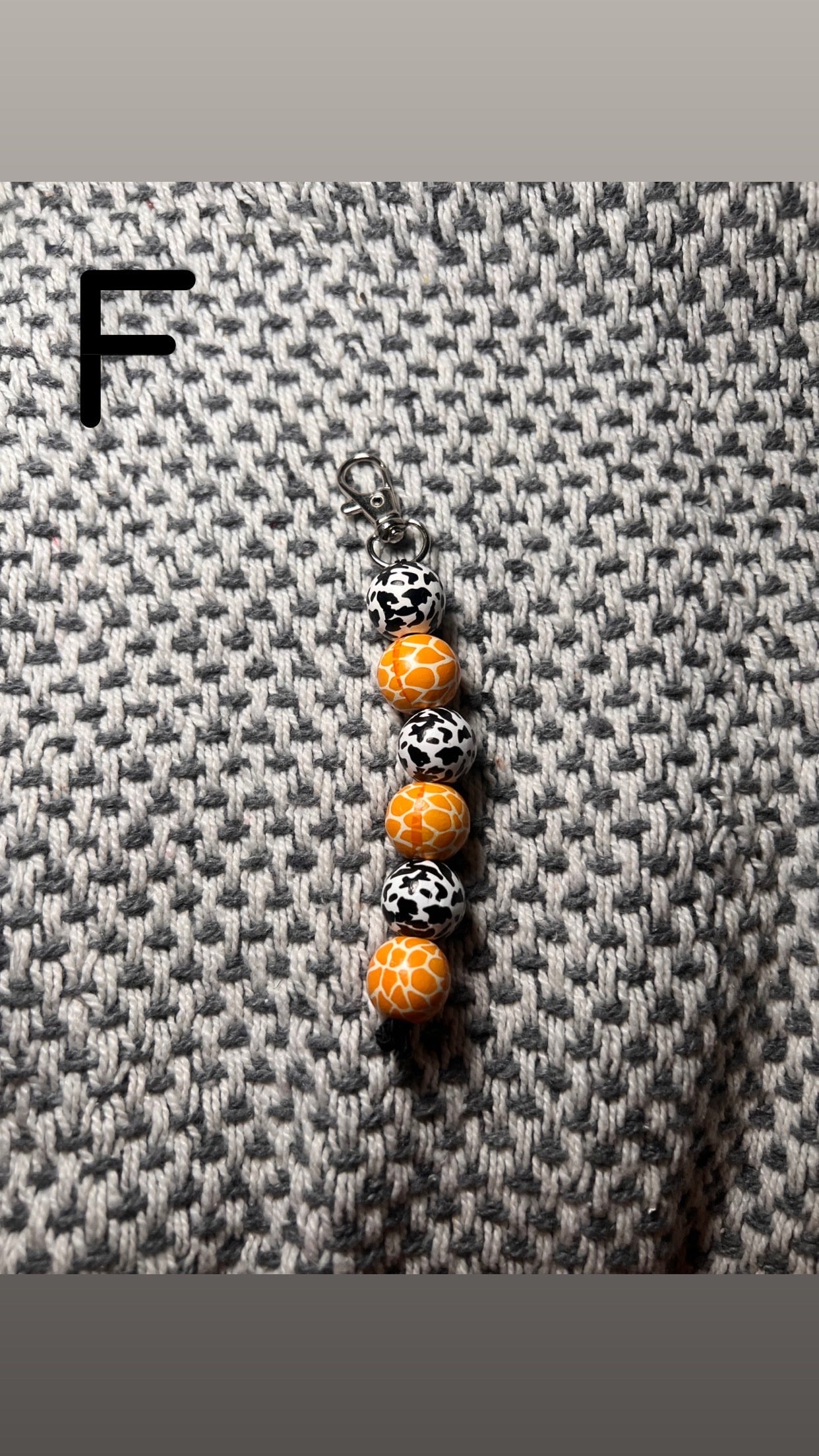 Animal print keychains