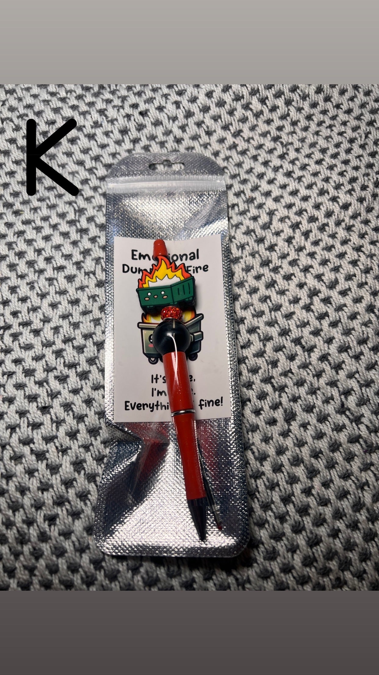 Dumpster Fire Ink Pens