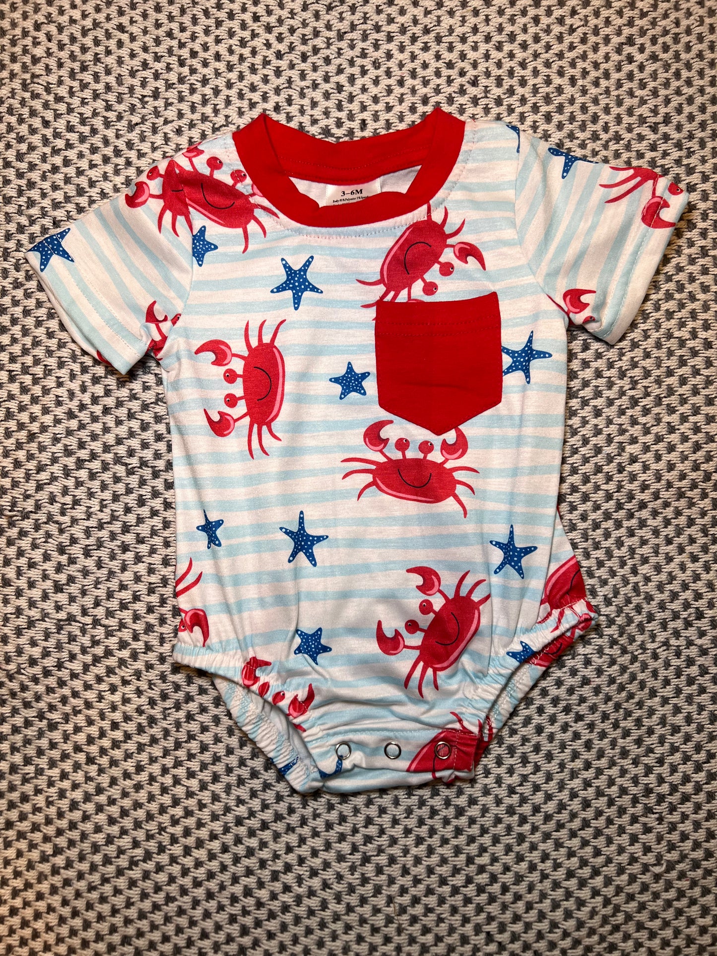 Crab onesie