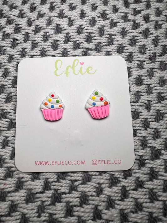 Cupcake Stud Earrings