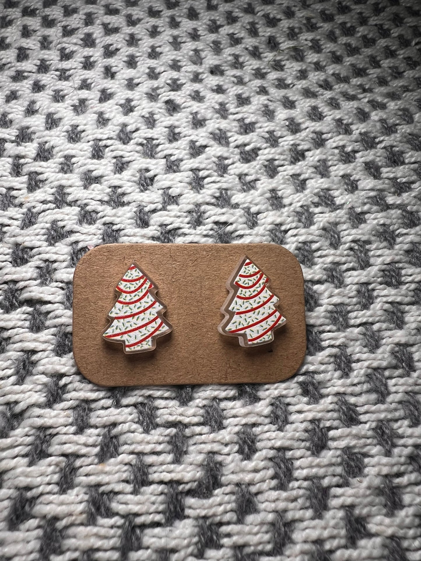 Christmas Tree Stud Earrings